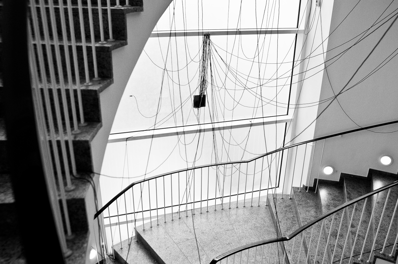 Sound installation, 30 electric motors 2011